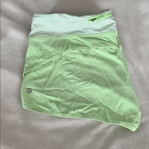 Lululemon lime green shorts!
